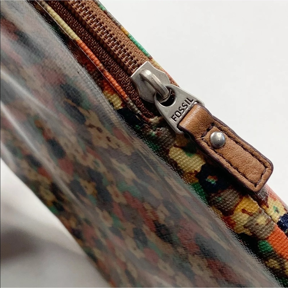 Fossil Key Zipper Case Tablet iPad Floral Coated - Picture 10 of 12
